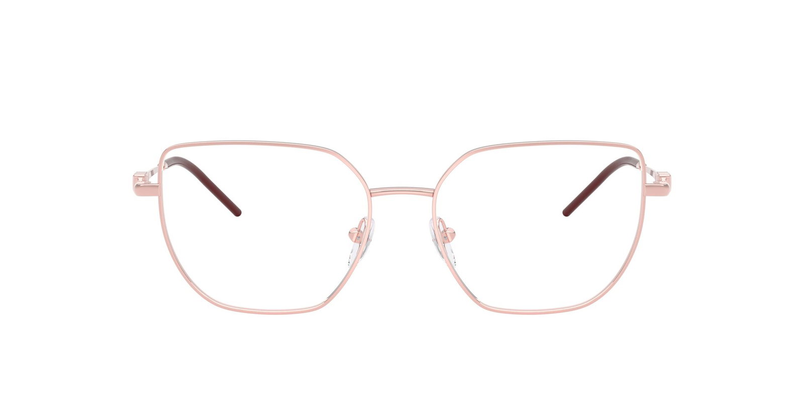 Zu sehen ist die Korrektionsbrille 1176 von Emporio Armani in der Farbe Rosegold.